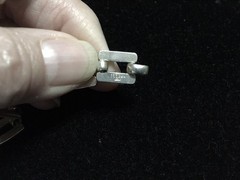 Vintage 835 Silver Chunky Link Bracelet 7.5′ 20 grams Signed