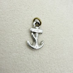 Vintage Sterling Silver Small Anchor Dangle Charm Travel Adventure Accessory