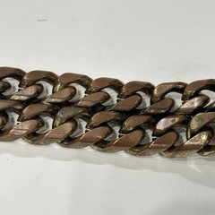 Rodrigo Otazu Orange Yellow Brown Rhinestone Double Chain Bracelet Signed RARE