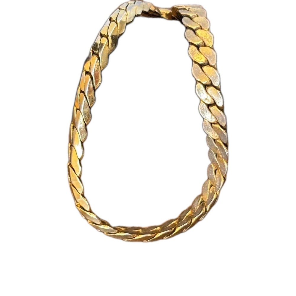 Napier Braided Chain Bracelet / Gold Tone/ Fits Size 6.75 In Wrist