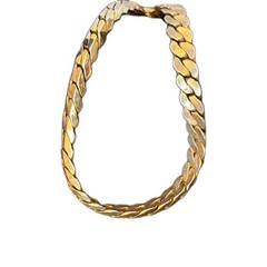 Napier Braided Chain Bracelet / Gold Tone/ Fits Size 6.75 In Wrist