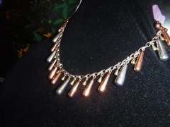 Estate RLM STUDIO Robert Lee Morris Sterling 925 Copper Brass Dangle Necklace