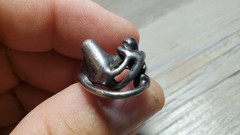 Mid Century Surrealist Abstract Expressionism Sterling Silver Studio Art Ring