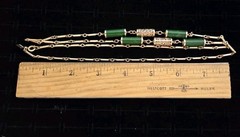 Sarah Coventry ORIENTAL LANTERNS Faux Jade Necklace & Earrings 1978 Vintage