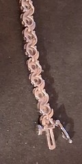Vtg Sterling Silver UD CZ Tennis Bracelet 7″ 9.6 Grams