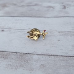 Vintage Pin / Brooch Rudolf the Red Nose Reindeer Christmas