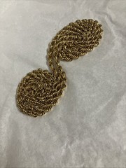 Vintage Versatile Monet Necklace Rope Twist Chain Polished Gold Tone 56 In