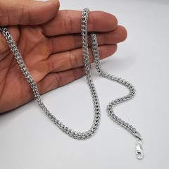 Vintage 9.65″ Sterling Silver 925 Chain 24.78g Signed 0.6cm Thick Fine Jewelry