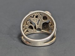 Vintage Wheeler Manufacturer Sterling Silver Abalone Ring Size 5.25