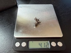 4.12g Vintage Sterling Silver 925 Angel Wing Guardian Pendant Engraved Robe M