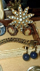 Vintage Costume Jewelry Lot Trifari Lisner& More Box Included 🔥🔥