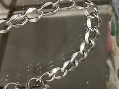 Vintage LGB Balfour Sterling Silver Curb Link Chain Bracelet 7 Inches 8 Grams