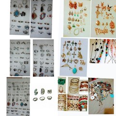 LARGE LOT VINTAGE & MODERN Jewelry Signed/Unsigned Mixed OVER 5 LBS