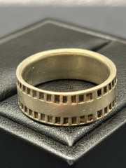 Vintage Sterling Silver 9MM Band Ring 10 Grams Size 13 E29