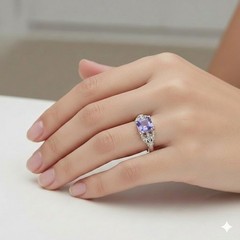Vintage Platinum Engagement Ring 1.03CT. Natural Blue Sapphire Radiant Shape