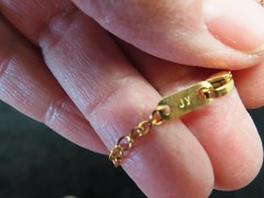 Vintage 18kt Gold Plated By “JY” Clover Pendant/Necklace