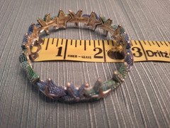 Vintage Girls Bracelets Ocean Theme Costume Dress Up Jewelry Lot Of 4