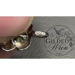 Vintage Hawaiian 925 Sterling Silver Hibiscus Flower Link Bracelet 14.40g 7”