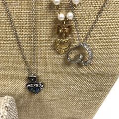 Vintage To Mod Heart Jewelry lot Love Retro Rockabilly locket 1+ pounds Coquette