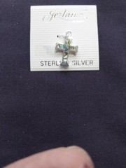 Jezlaine Pendant Sterling Silver Cross