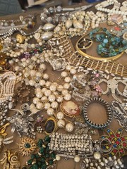 Massive Vintage Jewelry Lot 100’s of Signed Pcs / OVER 500 PCS + Misc 1G bag…