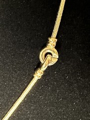 Vintage Carol Lee Heart Goldtone Necklace