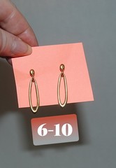 Vintage Retro Ear Rings, 1970s, 1980s 1990s, GROUP 6, priced per or the lot