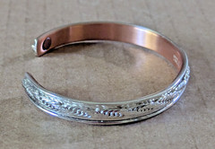 Vintage Solid Copper Cuff Bracelet