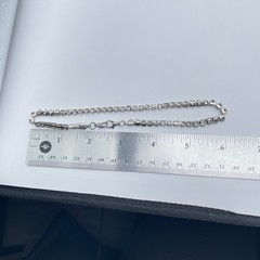 Vintage Silver-Tone Prong Crystal Rhinestone Tennis-Style Choker Necklace