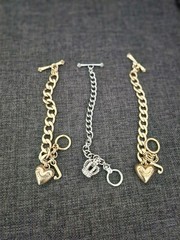 RARE Y2K VINTAGE JUICY COUTURE ALL 3 ADD ON CHARMS BRACELETS