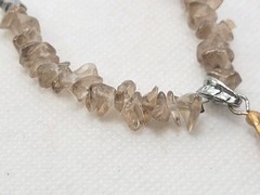 Vintage Multicolor Gemstone Necklace Pedant 16in.