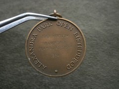 Alexandra Park Open Eisteddfod Pianoforte Playing at Sight Bronze Medal 1934