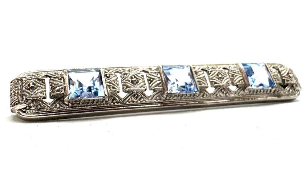 935 Antique Silver Brooch °Art Nouveau° Art Deco Vintage Elegant