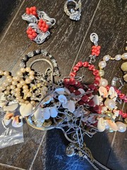 3 Lbs 4oz Unsearched Jewelry Lot VTG & Now Junk & Wear & Resell Craft FUN *Read