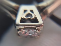 1920s Art deco Natural Diamond Ring 14k? 2.5g