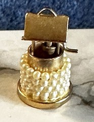 Vintage Wishing Well Charm 1”