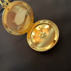 Vtg Sarah Coventry Heirloom Filigree Locket 32” Necklace – Dual Photo
