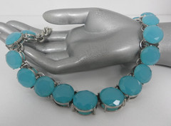 Coldwater Creek Riviere Necklace Anna Wintour Blue Crystal Collar Vogue Editor