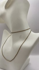 Vintage 1/20 12K Gold Filled Curb Chain Necklace 24-inch