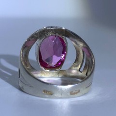 Vintage Soviet Silver Ring Size 9 Women’s Jewelry