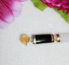 Vintage SOLID 14KT Gold Multi Color Jadeite Jade 11-Panel Link Bracelet~ 8-1/4″