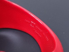 Vintage JO Designs W. Germany Red Acrylic Resin Bangle Bracelet