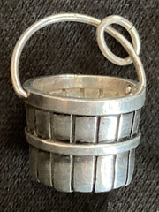 Vtg. FULL NAME HALLMARK BROWN COUNTY BASKETS STERLING CHARM NOS RETIRED