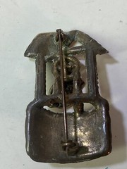 Vintage Pin Wishing Well W/Swinging Bucket Copper