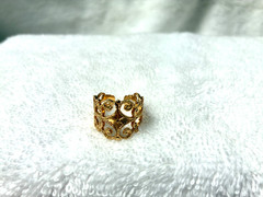 Vintage Ring Sarah Coventry Gold Vermeil Over Sterling 1974 Size 5