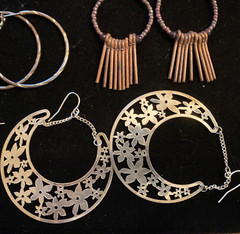 Vintage 21 PC. Earring Job LOT! 7-Clip-ons, 13-Pierced, 1-Pendant!