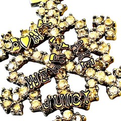 Juicy Couture Limited Edition 2006 Snowflake Charm Crystals DON’T FLAKE WEAR