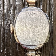Bulova L5 R325266 Women’s Vintage Quartz Watch Gold Tone Band 17mm Case Quartz