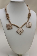 Handcarved rare find Buffalo Bone Necklace Bone jewelry necklace Boho Rustic