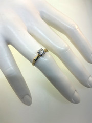 Vintage 1940’s 14k & Palladium Diamond Engagement Ring